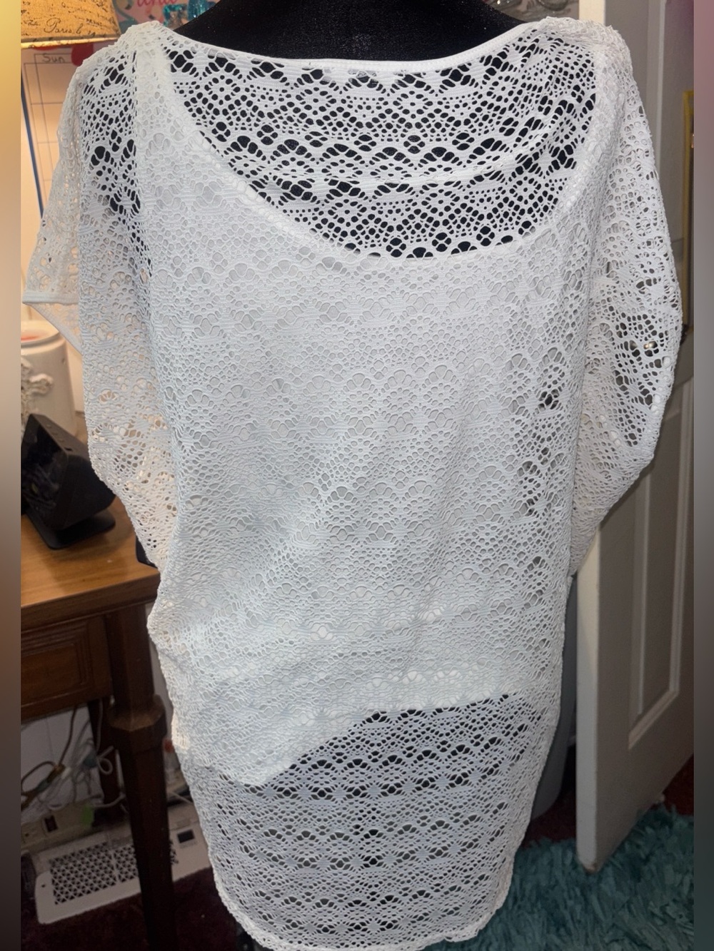 Chaus Sport White Lace Tunic New